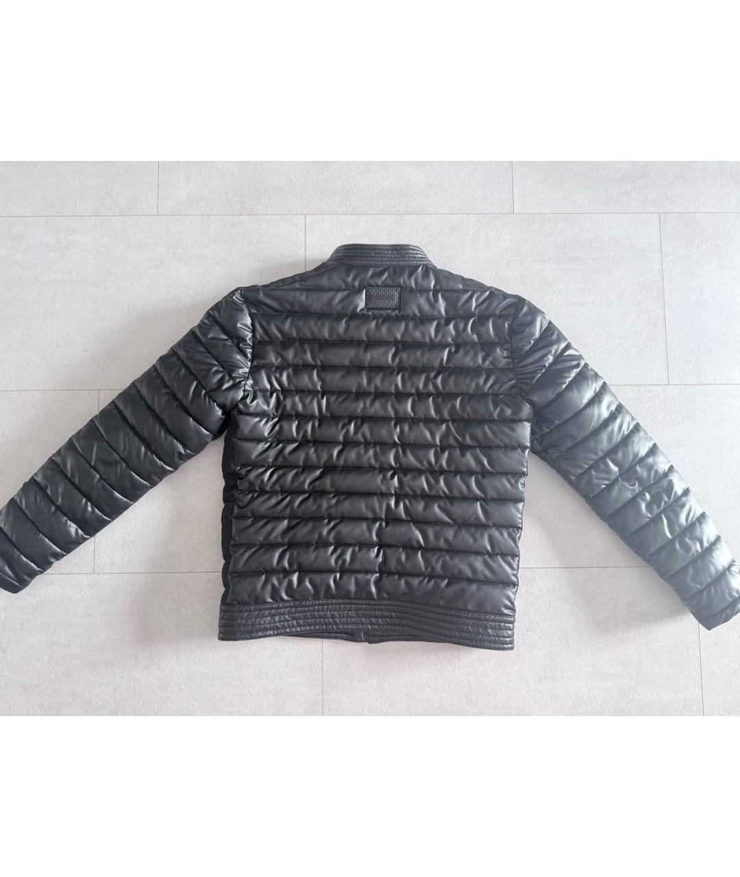 JUST CAVALLI Черная синтетическая куртка, фото 2