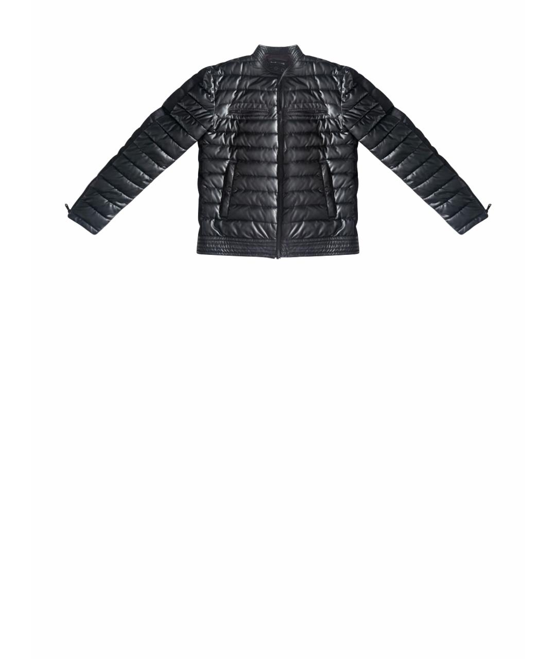 JUST CAVALLI Черная синтетическая куртка, фото 1