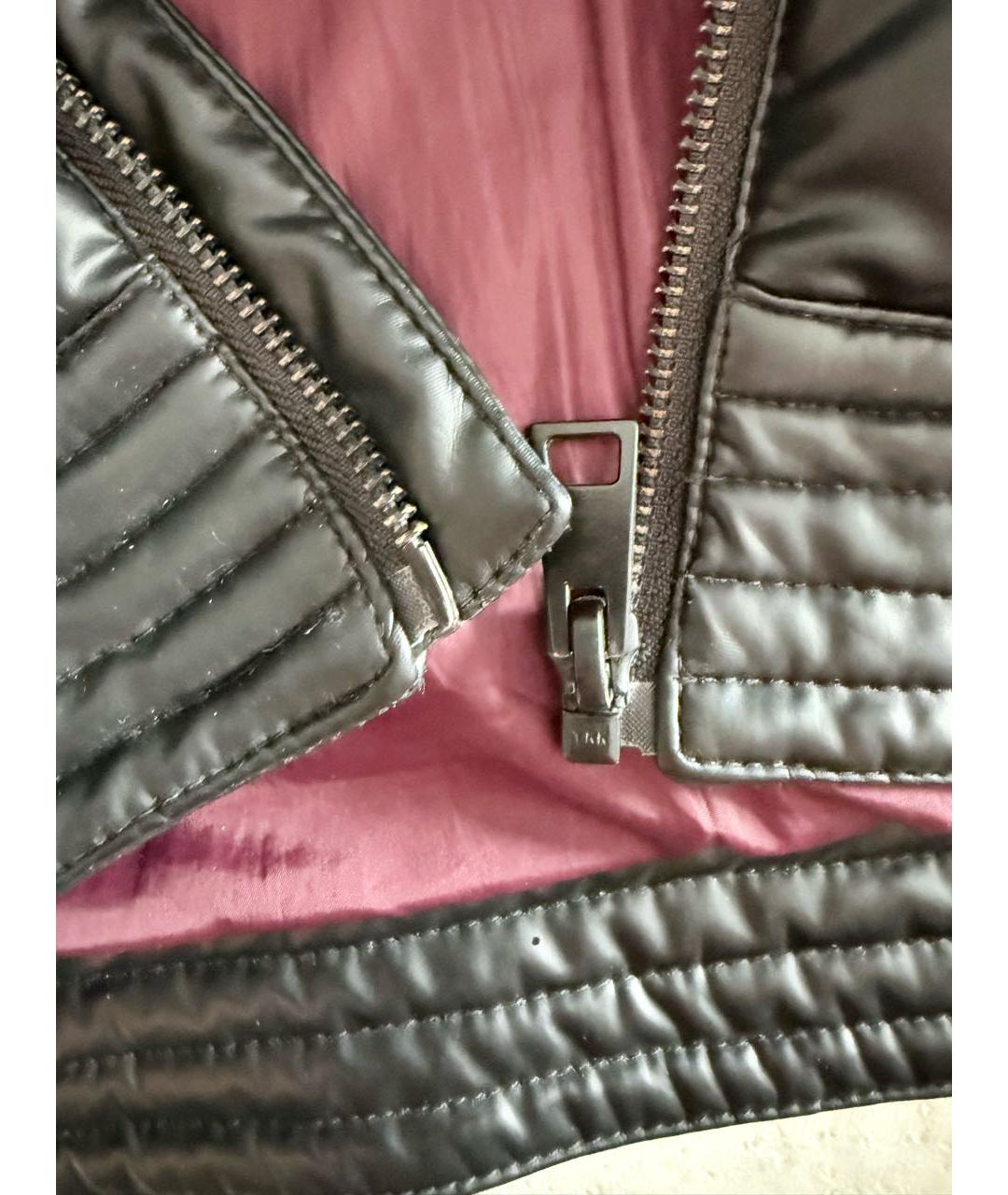 JUST CAVALLI Черная синтетическая куртка, фото 4