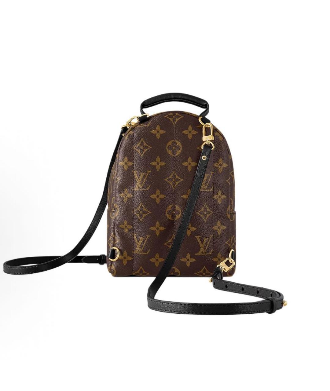 LOUIS VUITTON Коричневый кожаный рюкзак, фото 5