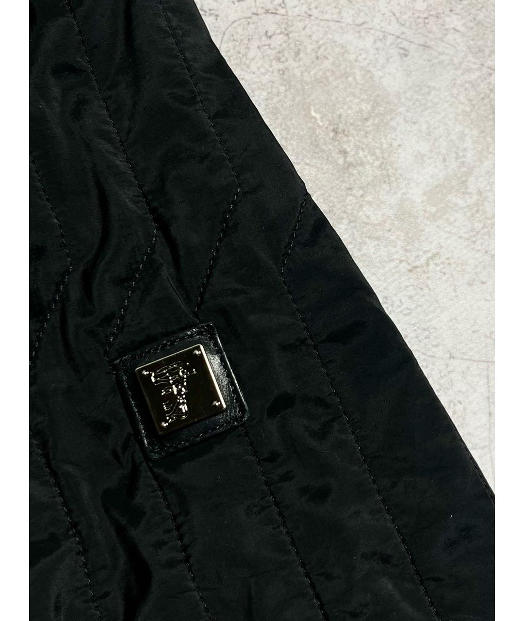VERSACE COLLECTION Черная полиамидовая куртка, фото 5