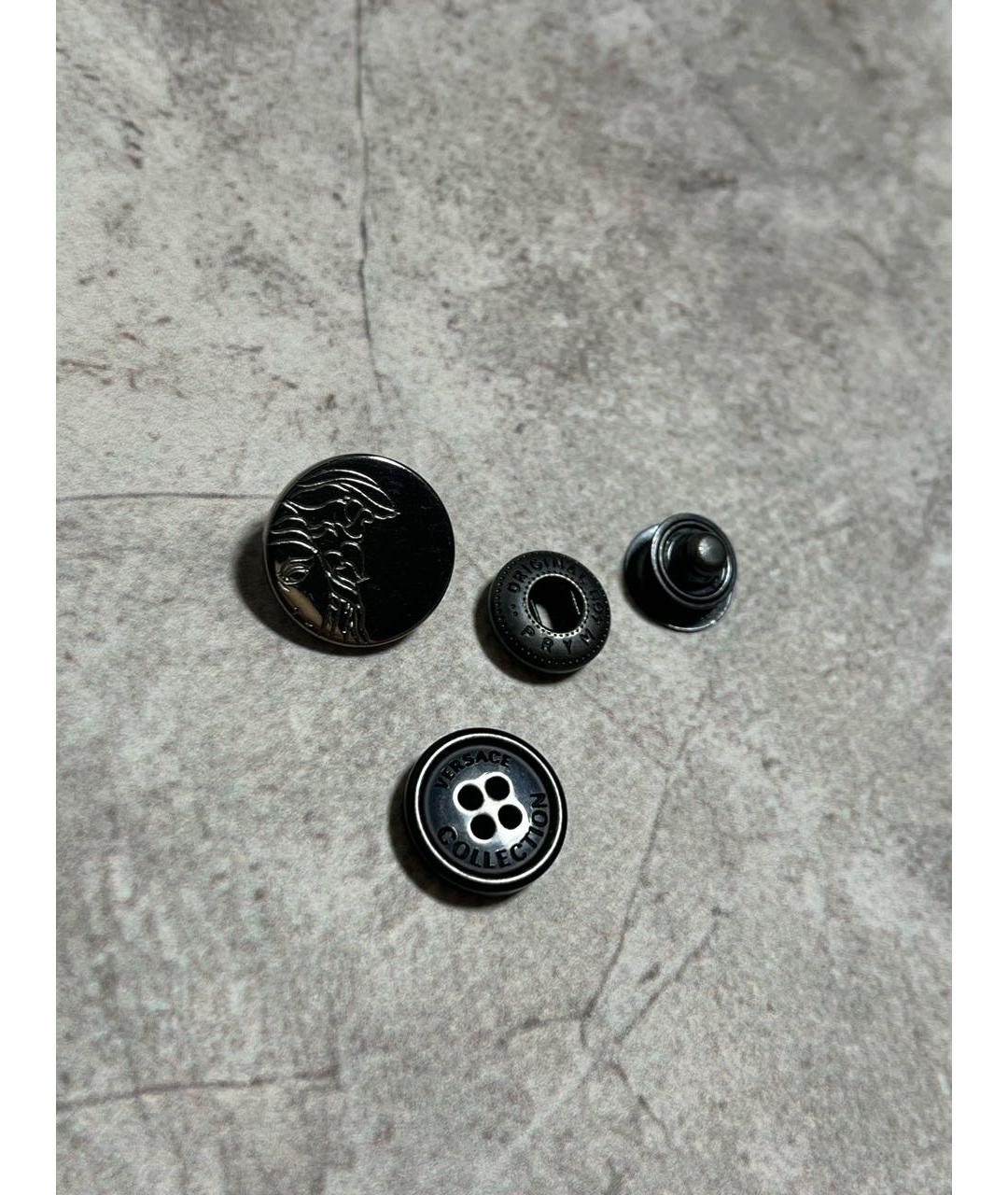 VERSACE COLLECTION Черная полиамидовая куртка, фото 8