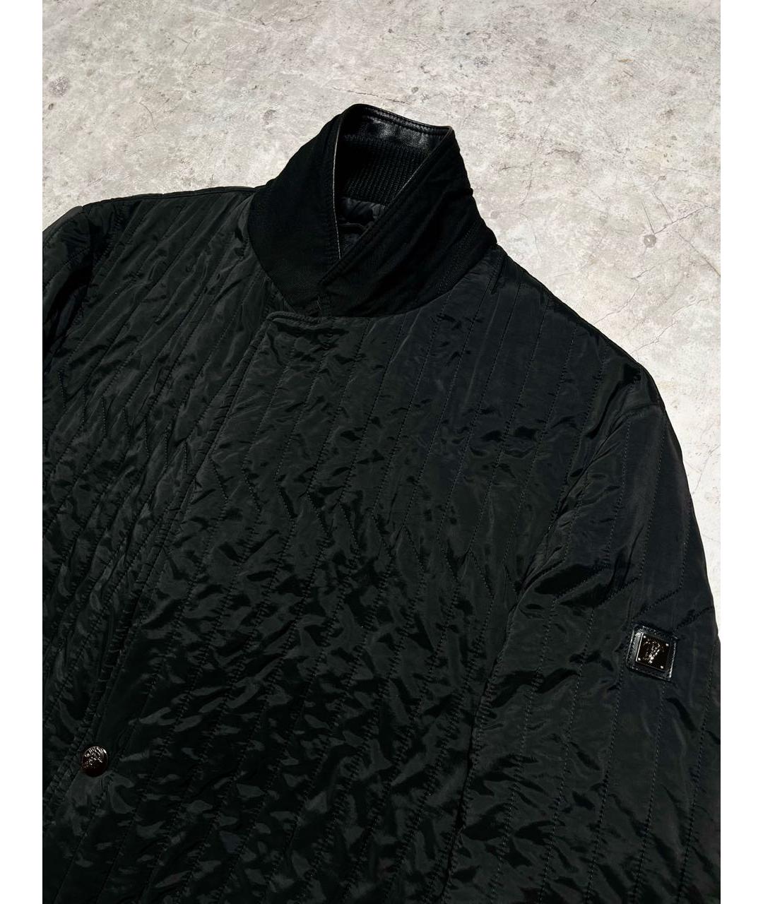 VERSACE COLLECTION Черная полиамидовая куртка, фото 3