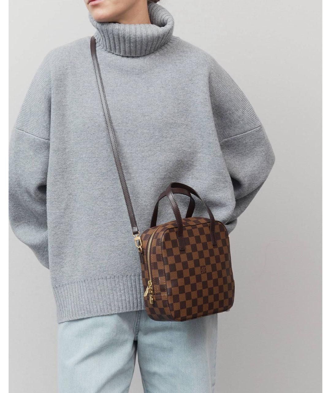 LOUIS VUITTON Коричневая сумка через плечо, фото 3