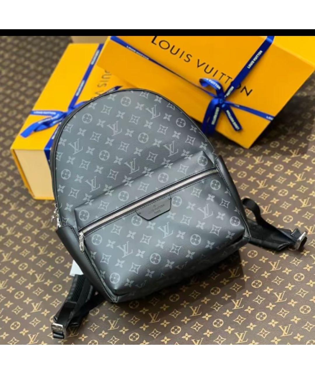 LOUIS VUITTON Черный рюкзак, фото 4