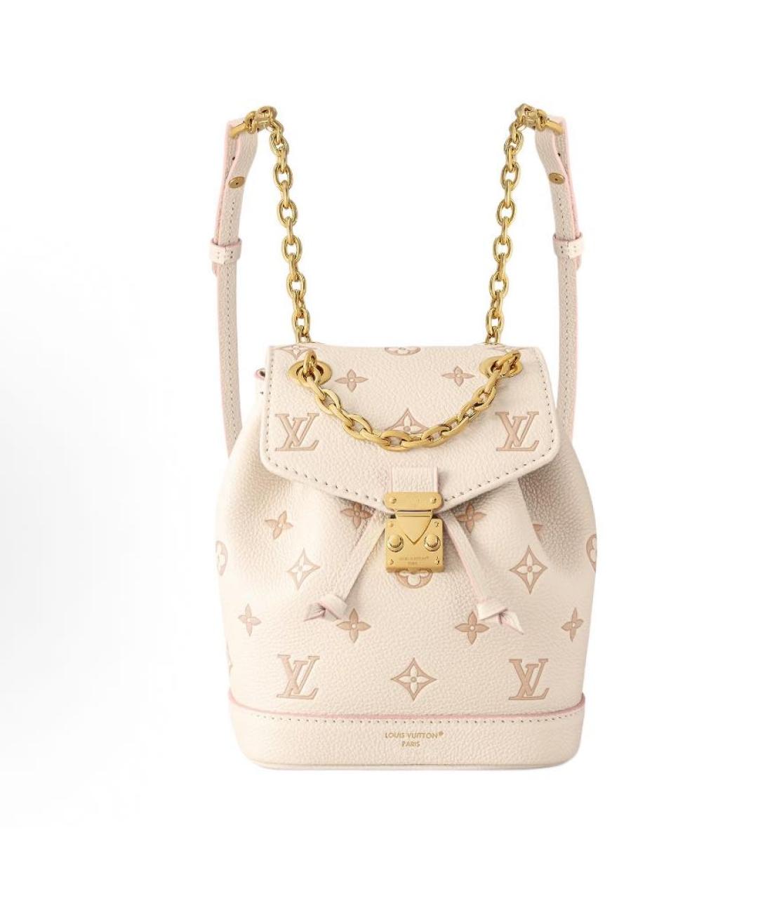 LOUIS VUITTON Белый кожаный рюкзак, фото 8