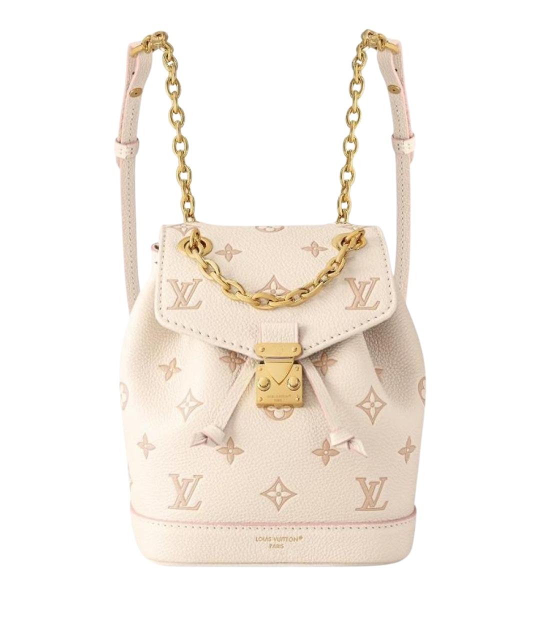 LOUIS VUITTON Белый кожаный рюкзак, фото 1