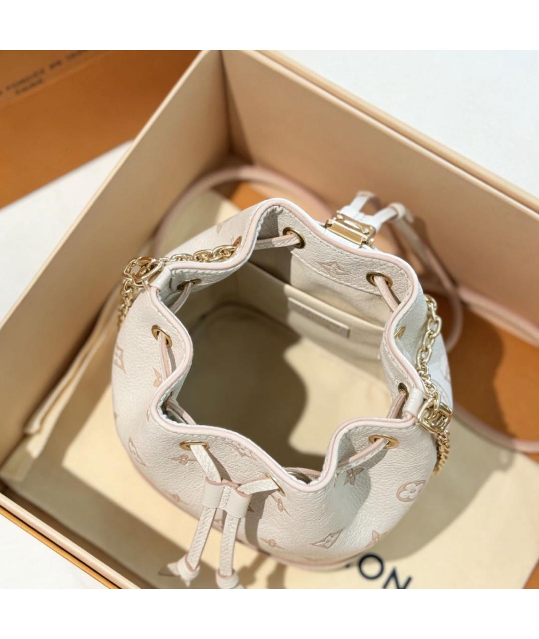 LOUIS VUITTON Белый кожаный рюкзак, фото 6