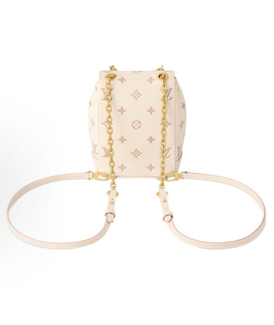 LOUIS VUITTON Белый кожаный рюкзак, фото 3