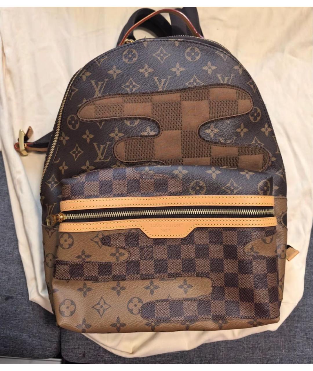 LOUIS VUITTON Коричневый рюкзак, фото 5