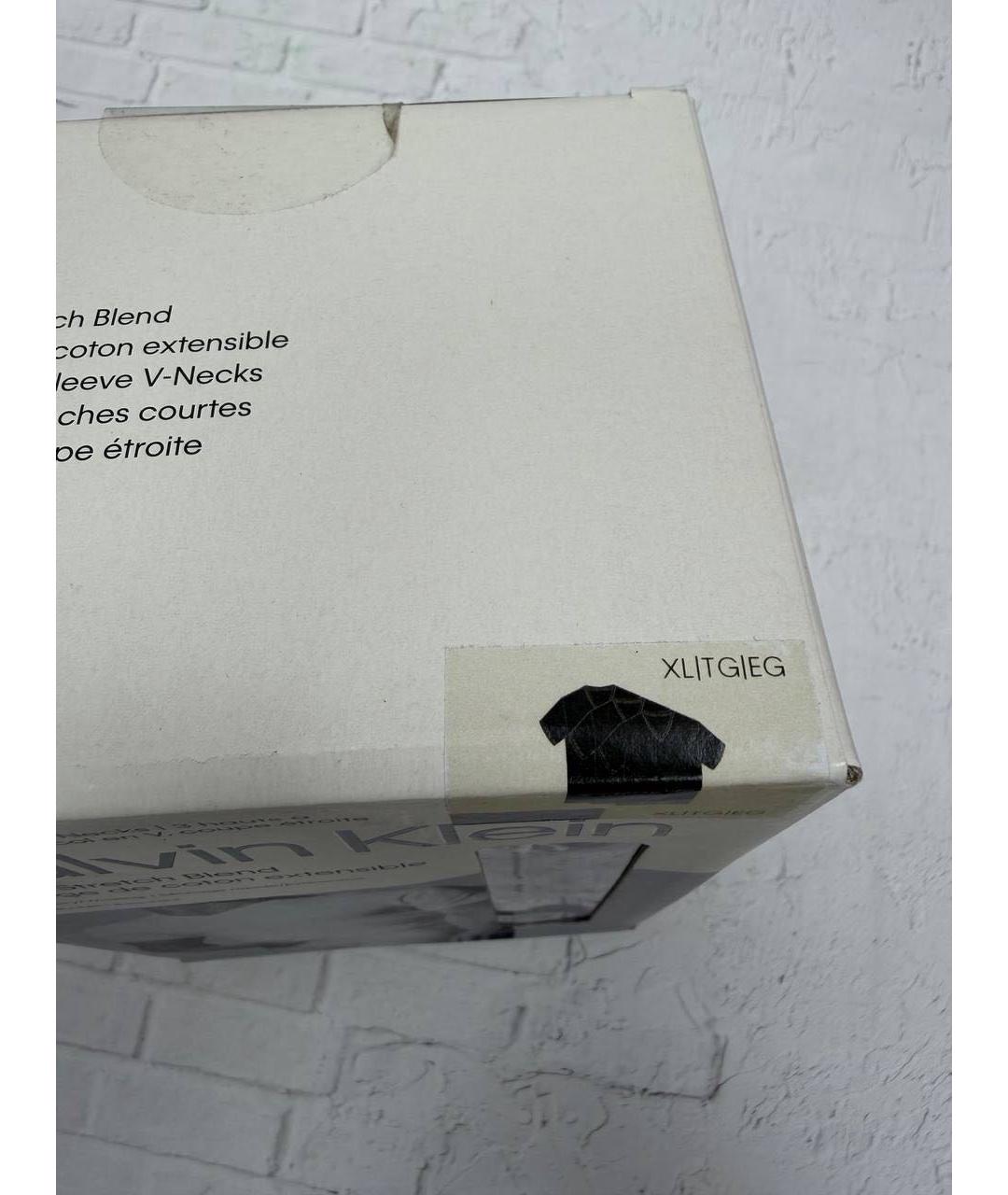 CALVIN KLEIN Черная хлопковая футболка, фото 5