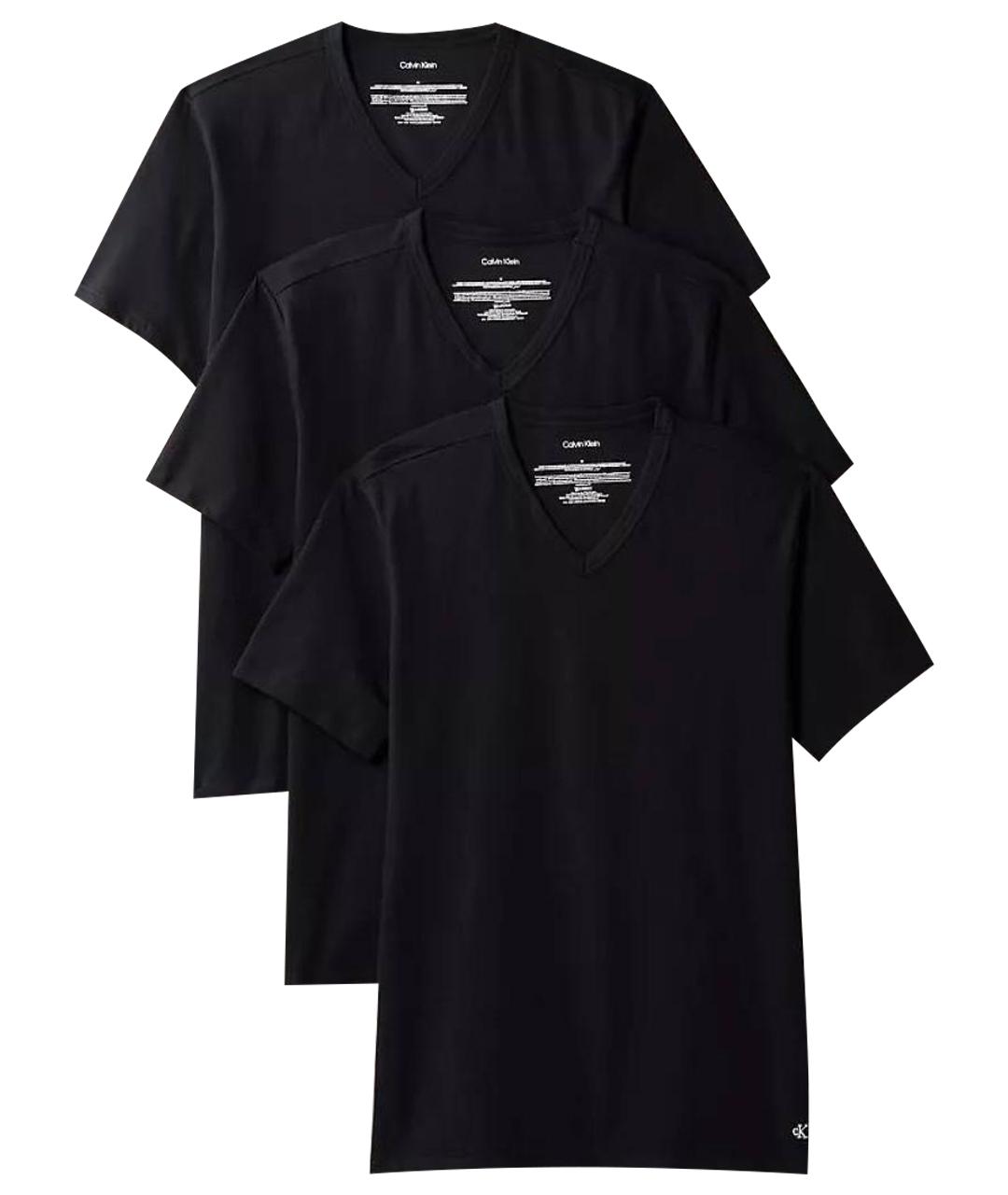 CALVIN KLEIN Черная хлопковая футболка, фото 1