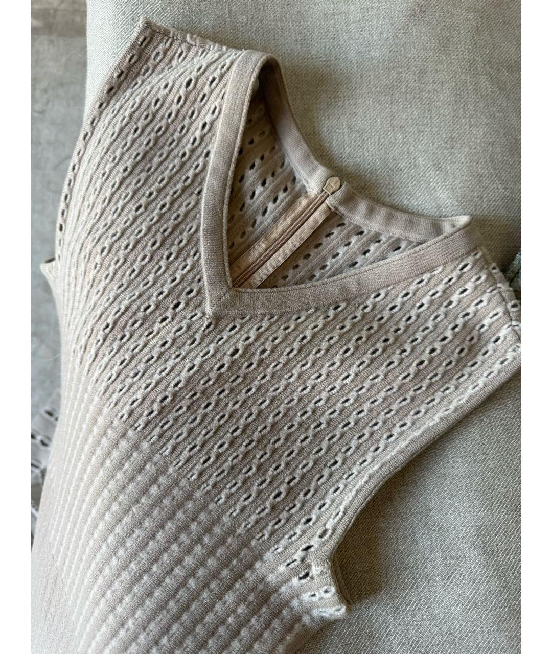 ALAIA Серое хлопковое повседневное платье, фото 2