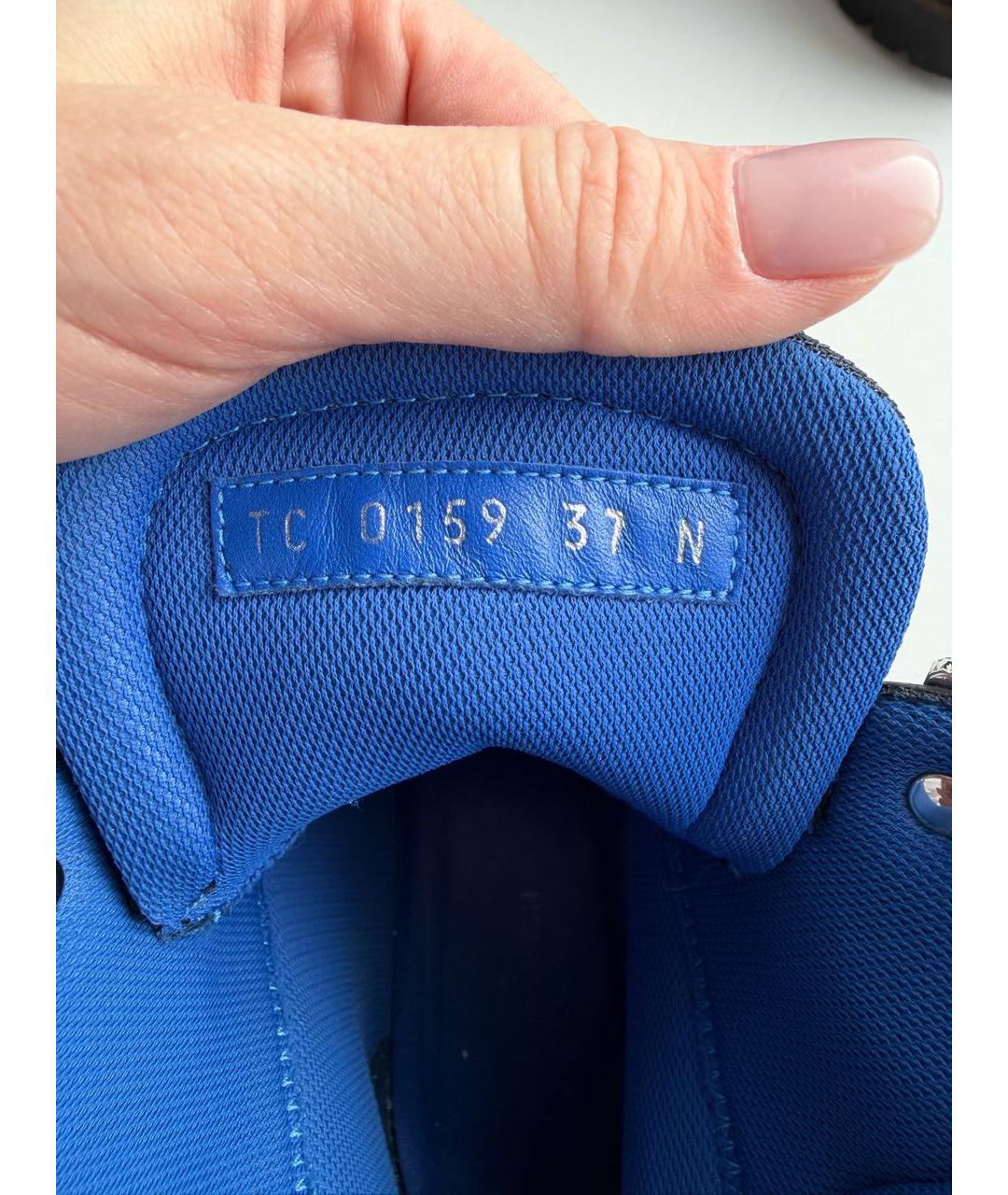 LOUIS VUITTON Черные кожаные ботинки, фото 5