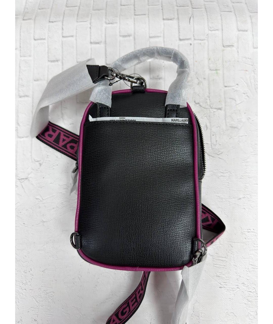 KARL LAGERFELD Черная сумка через плечо, фото 3
