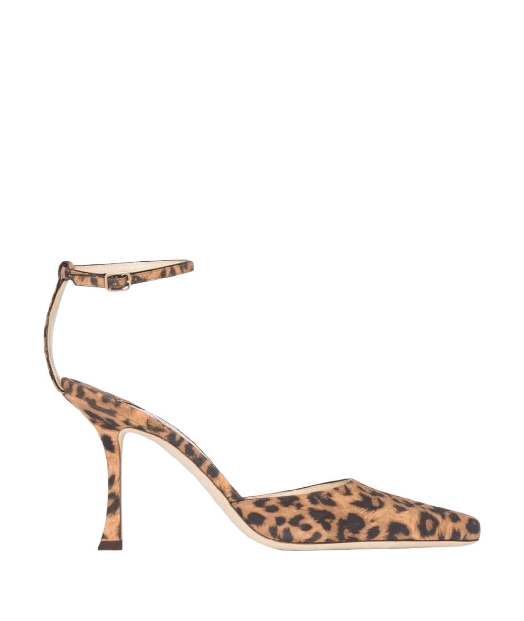 JIMMY CHOO Мульти замшевые босоножки, фото 1