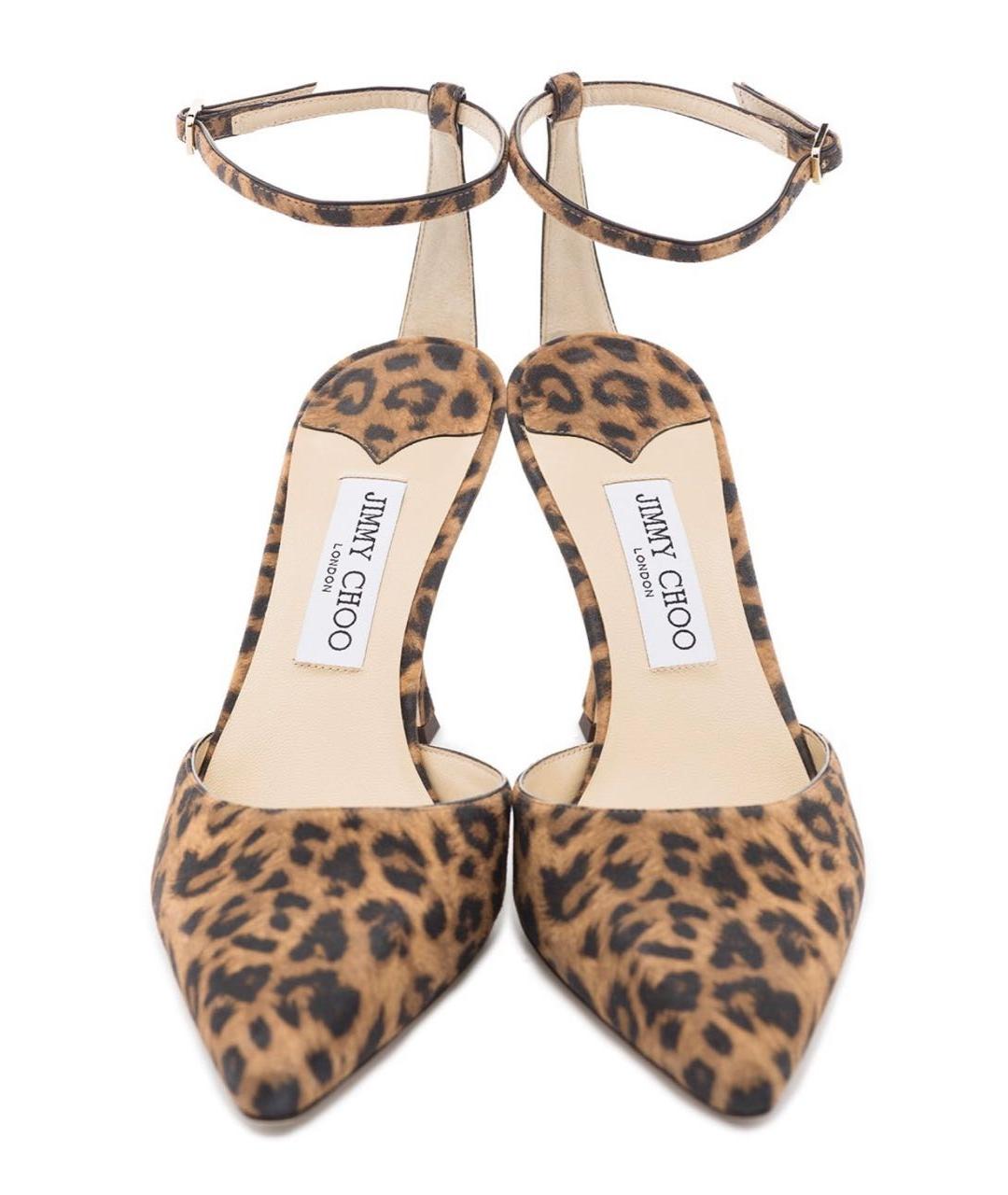 JIMMY CHOO Мульти замшевые босоножки, фото 2