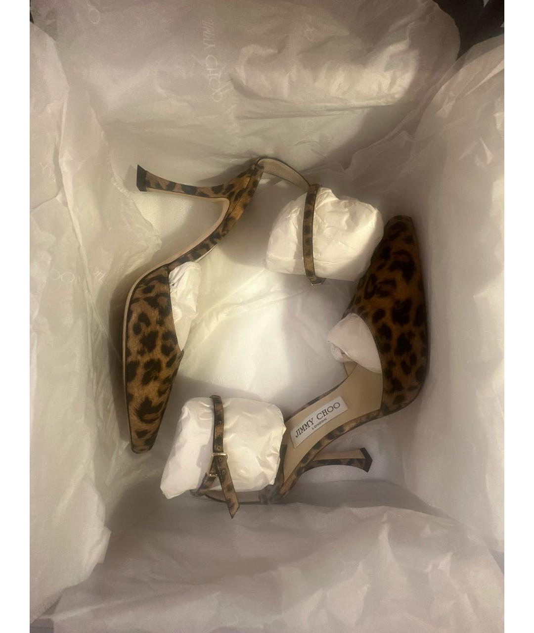 JIMMY CHOO Мульти замшевые босоножки, фото 5