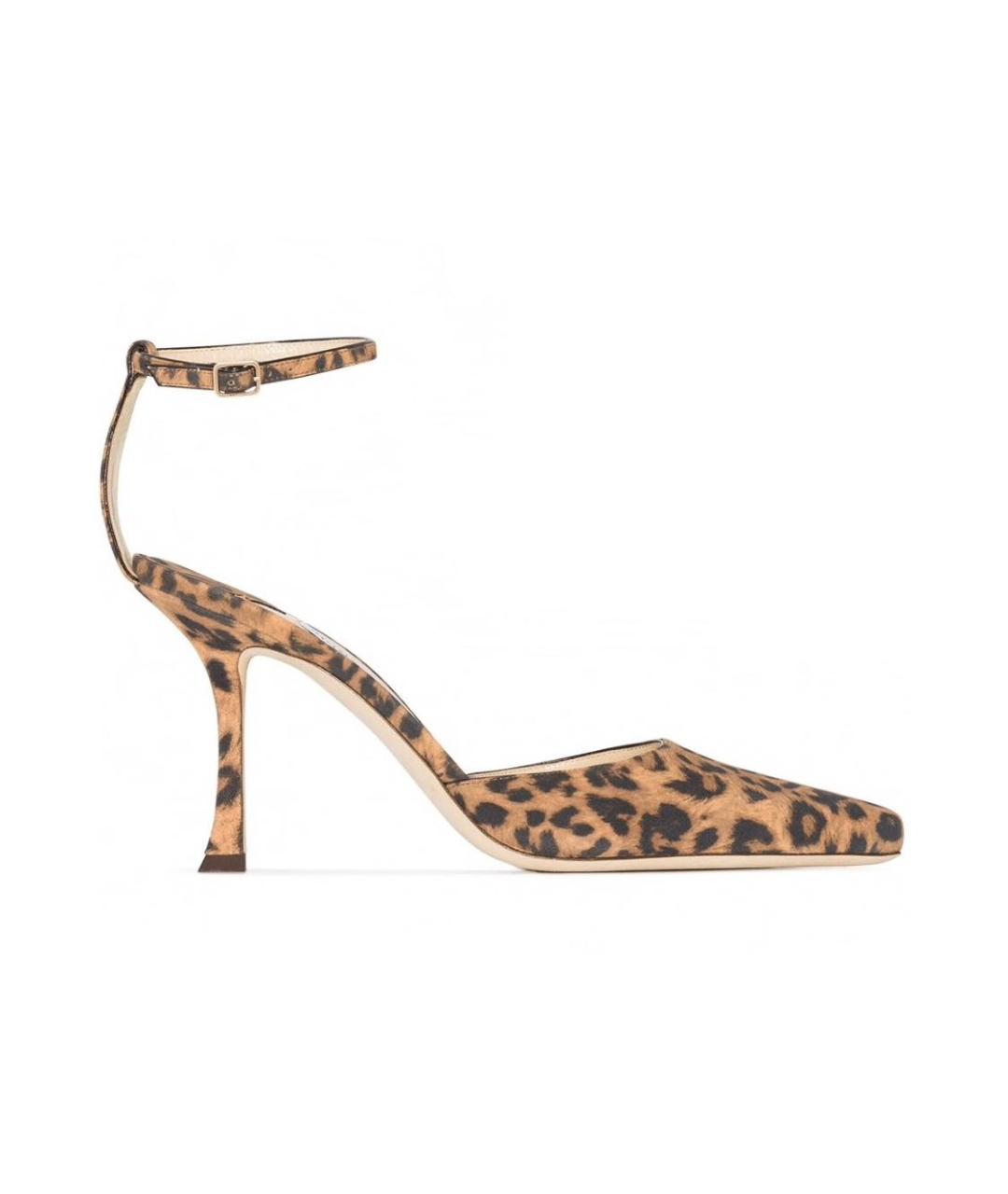 JIMMY CHOO Мульти замшевые босоножки, фото 9