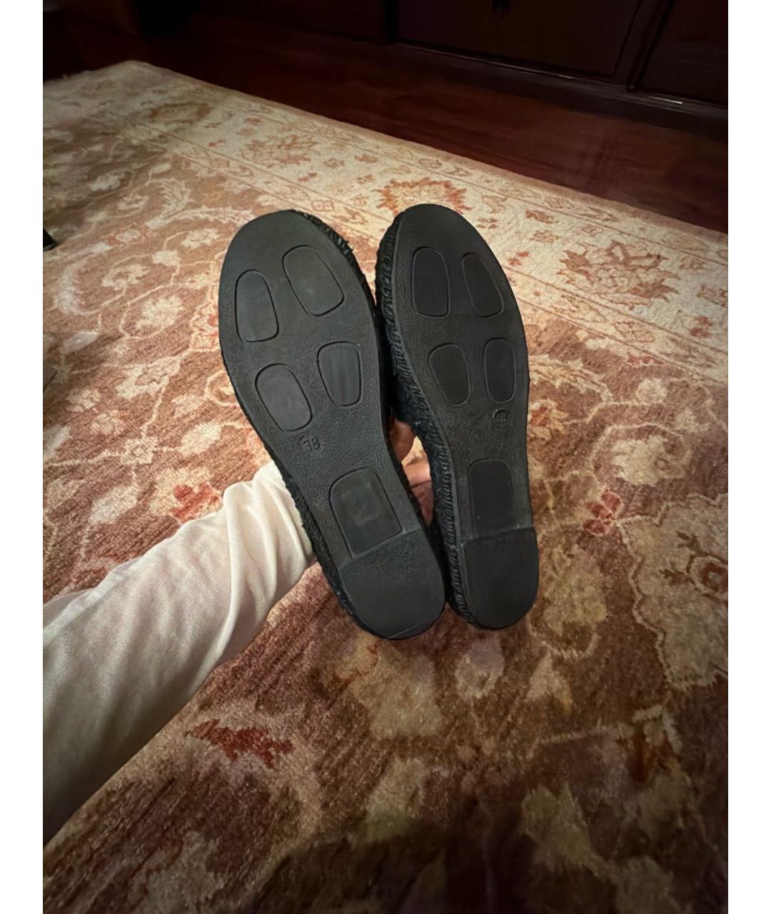 KENZO Синие текстильные лоферы, фото 6