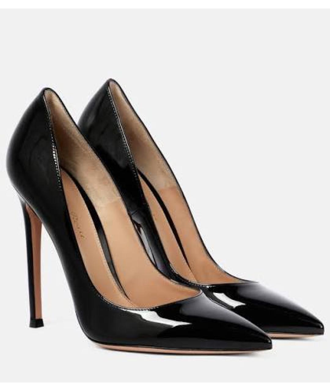 GIANVITO ROSSI Черные туфли из лакированной кожи, фото 2