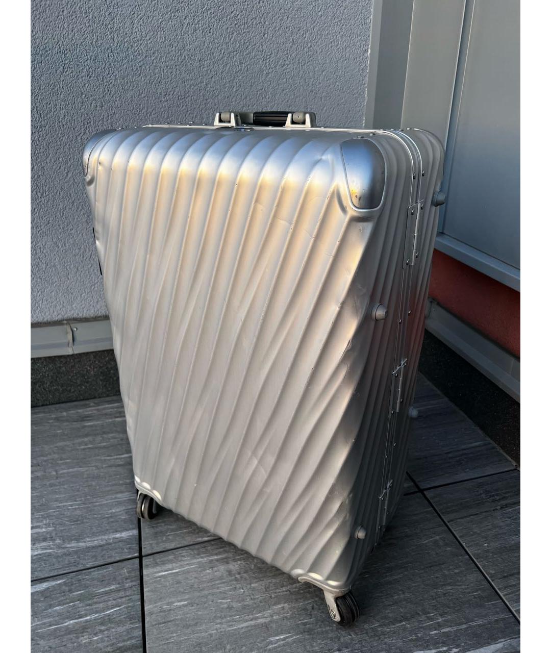 TUMI Серебрянный тканевый чемодан, фото 2