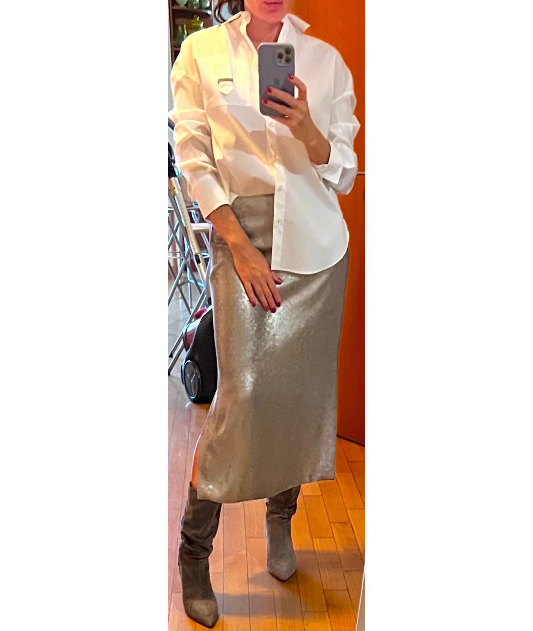 BRUNELLO CUCINELLI Бежевые замшевые сапоги, фото 7