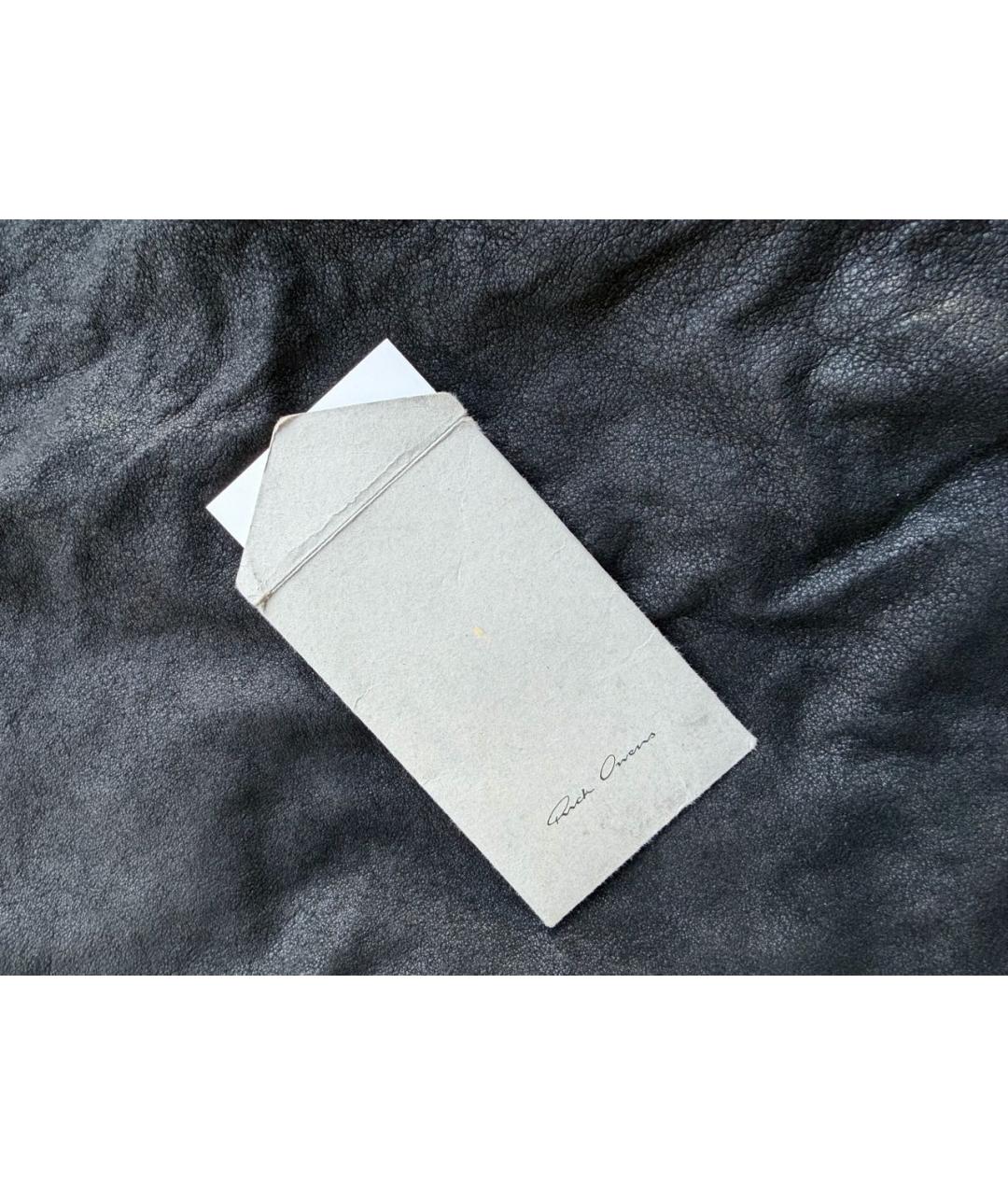 RICK OWENS Черная замшевая сумка через плечо, фото 6