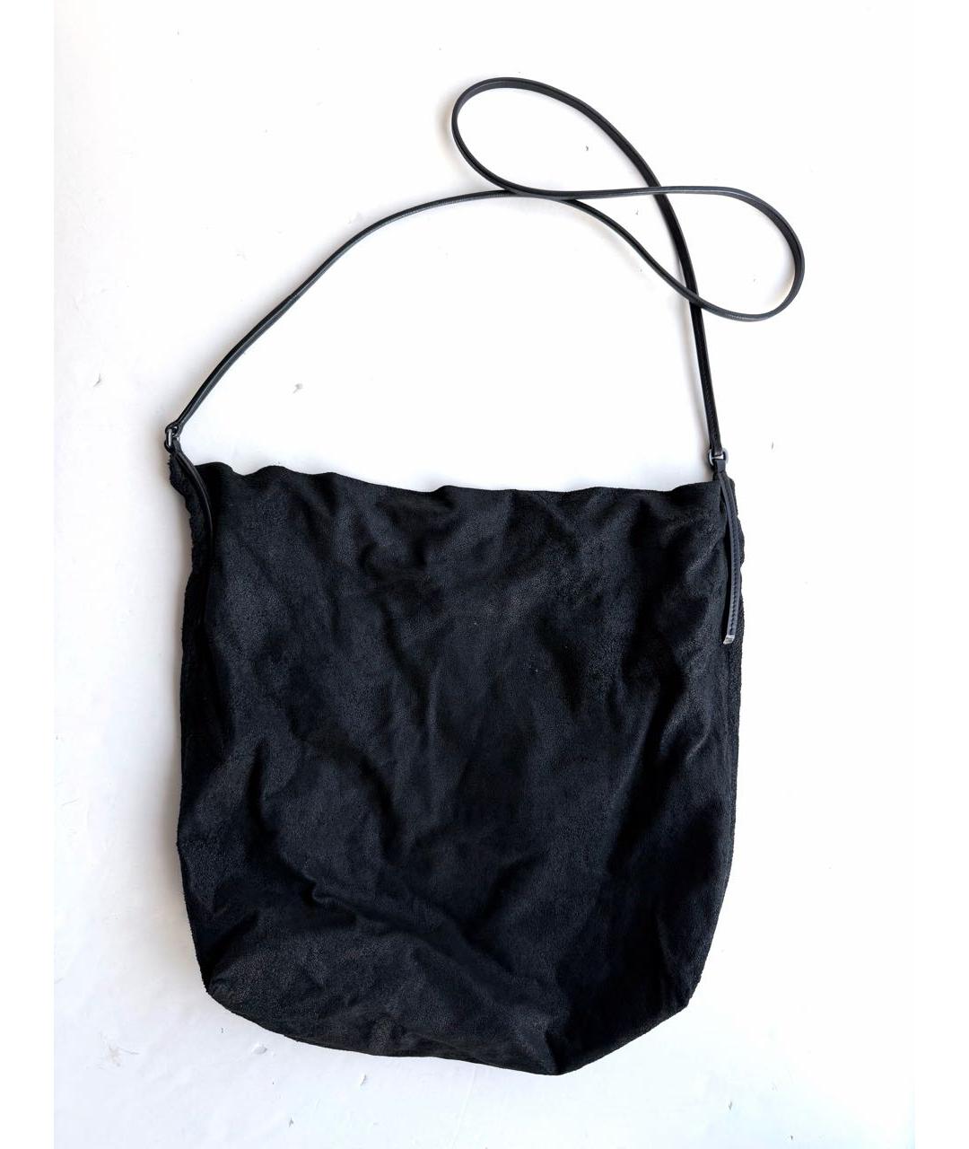 RICK OWENS Черная замшевая сумка через плечо, фото 9