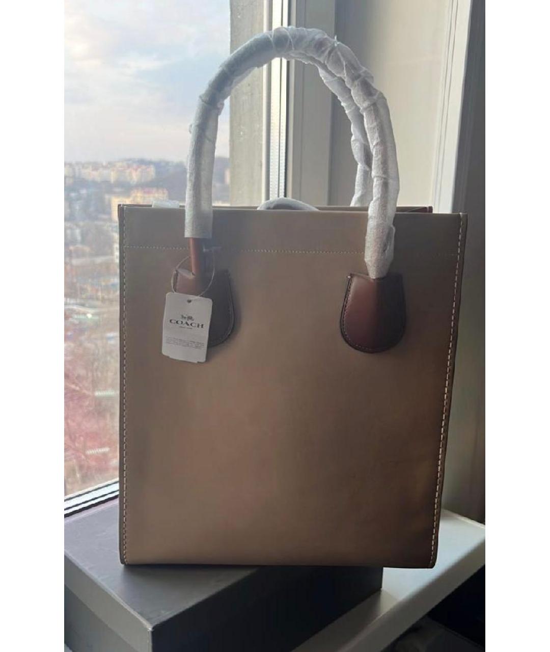 COACH Мульти кожаная сумка тоут, фото 3