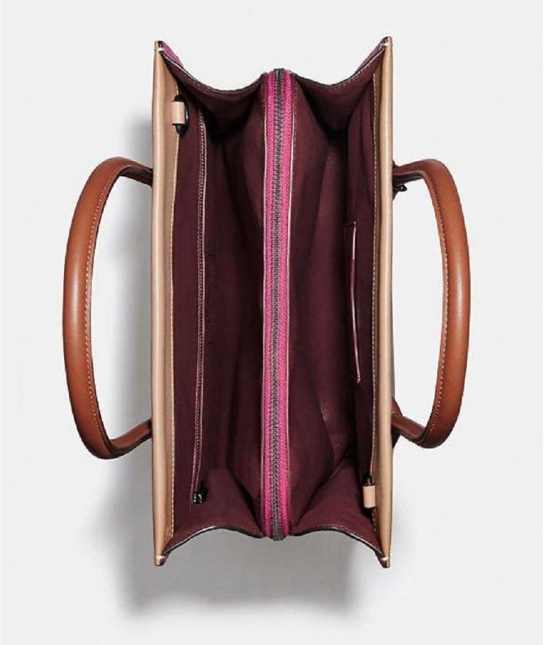 COACH Мульти кожаная сумка тоут, фото 4