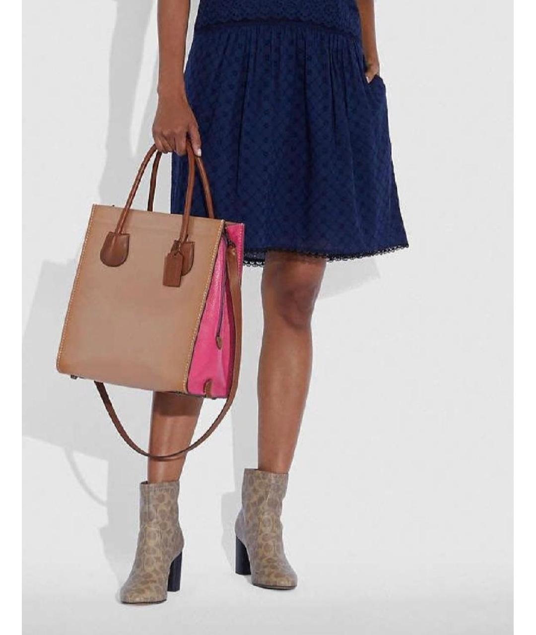 COACH Мульти кожаная сумка тоут, фото 8