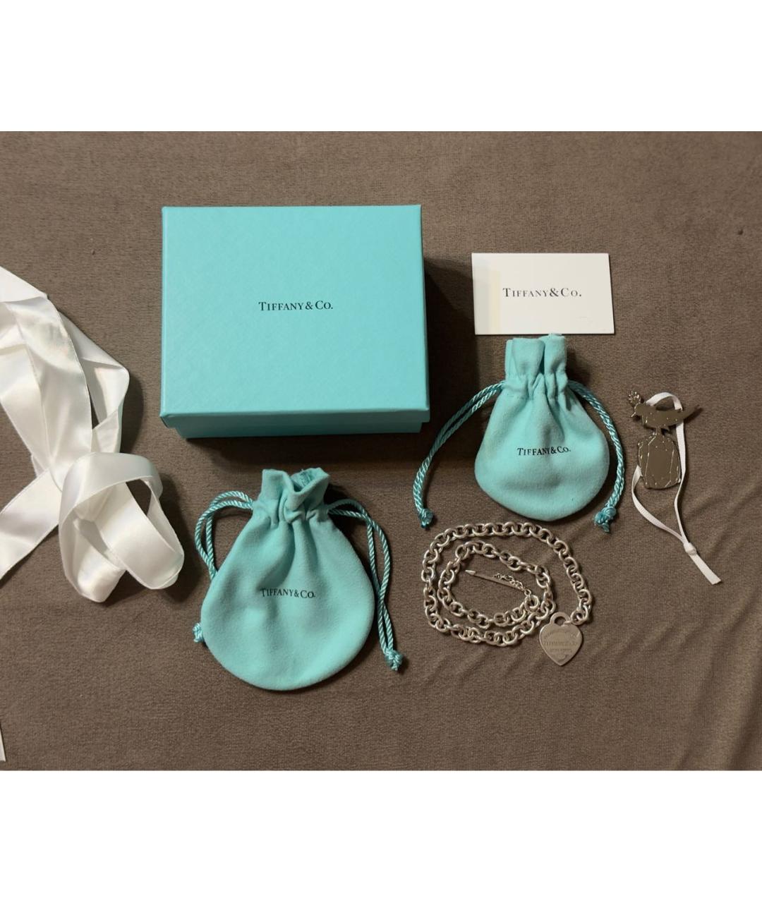 TIFFANY&CO Серебряное серебряное колье, фото 2