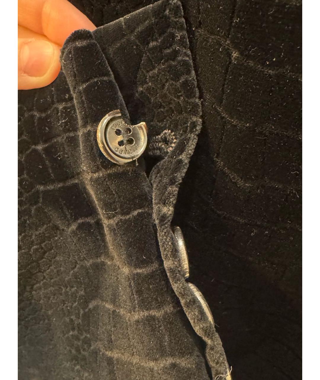 ROBERTO CAVALLI Темно-синий хлопковый пиджак, фото 4