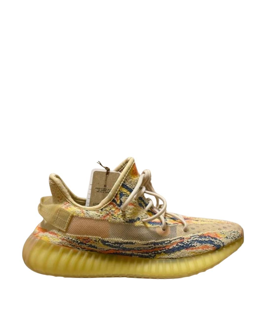 ADIDAS YEEZY Мульти текстильные низкие кроссовки / кеды, фото 1