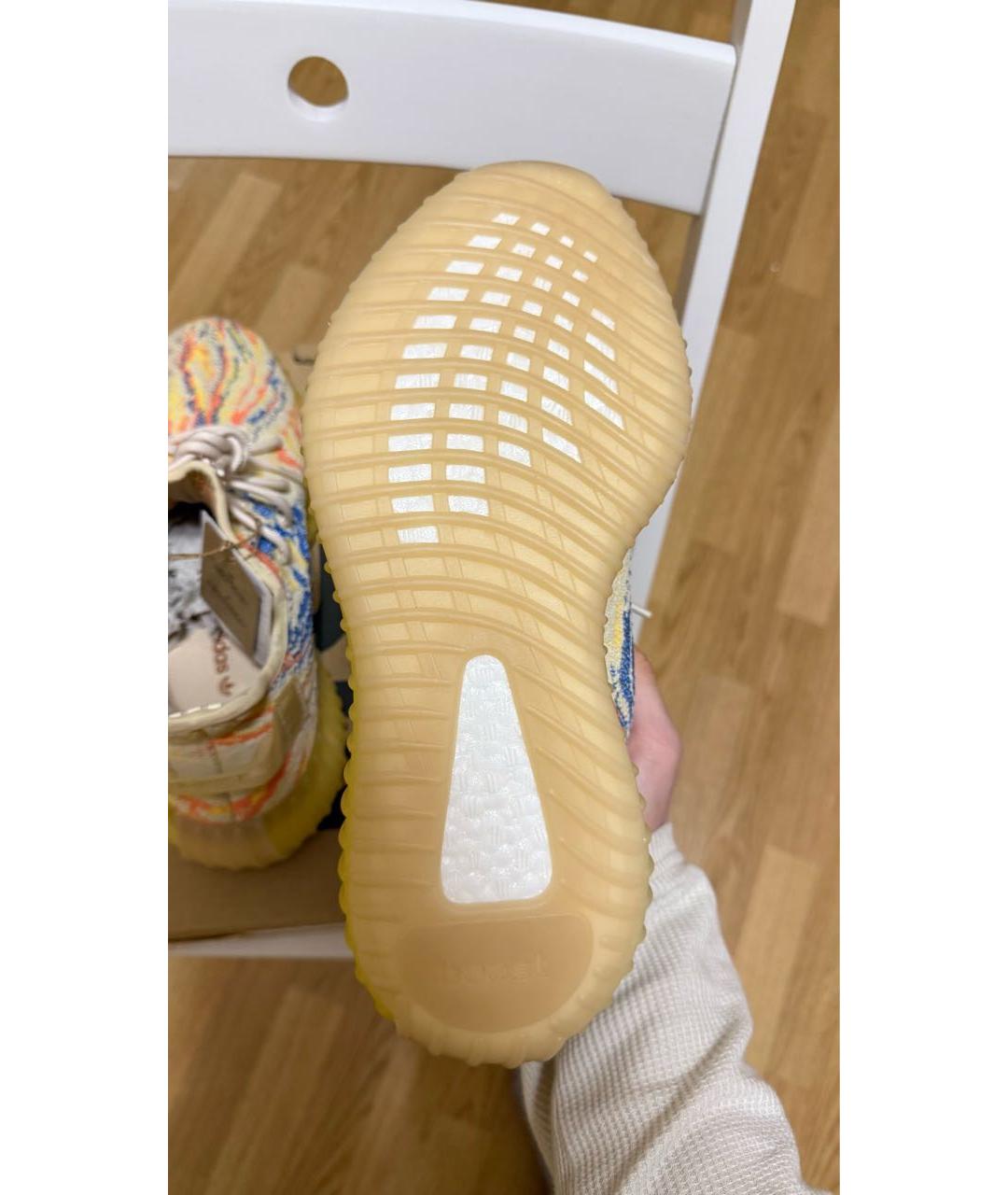 ADIDAS YEEZY Мульти текстильные низкие кроссовки / кеды, фото 5