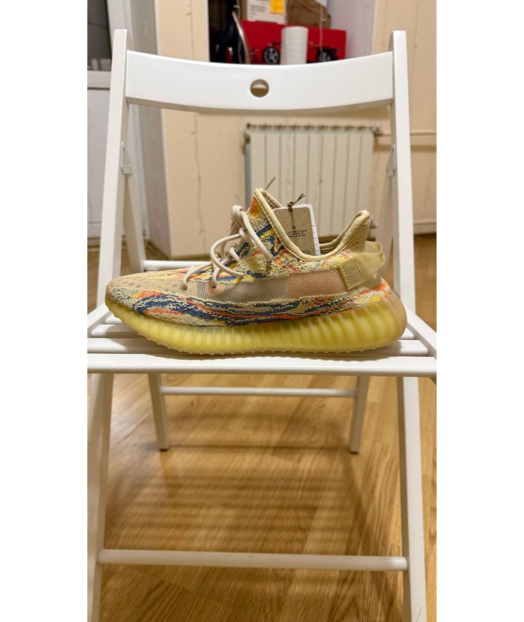 ADIDAS YEEZY Мульти текстильные низкие кроссовки / кеды, фото 6