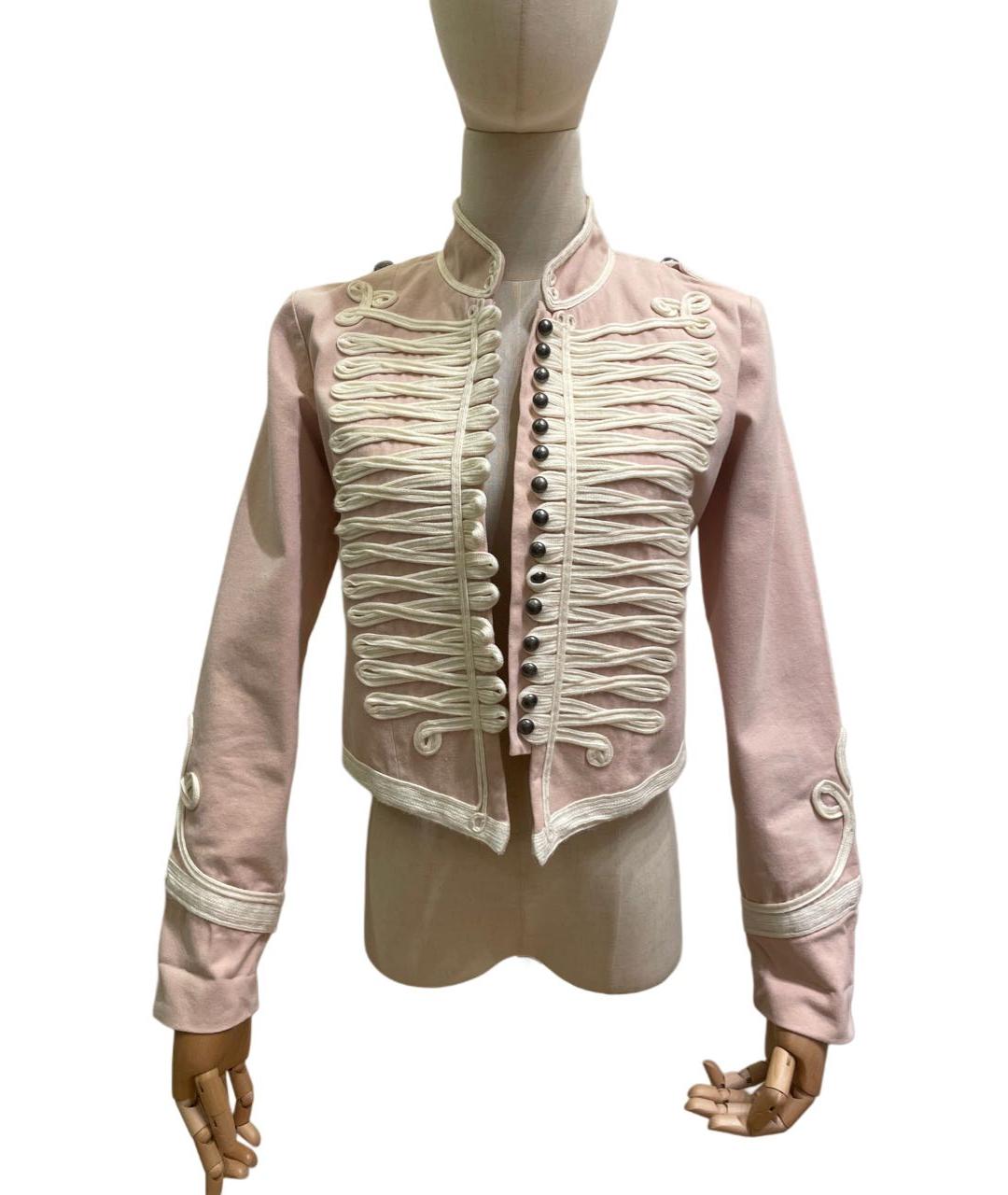 STELLA MCCARTNEY KIDS Розовый хлопковый жакет/пиджак, фото 5