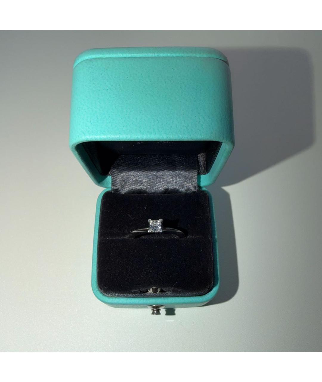 TIFFANY&CO Белое платиновое кольцо, фото 2