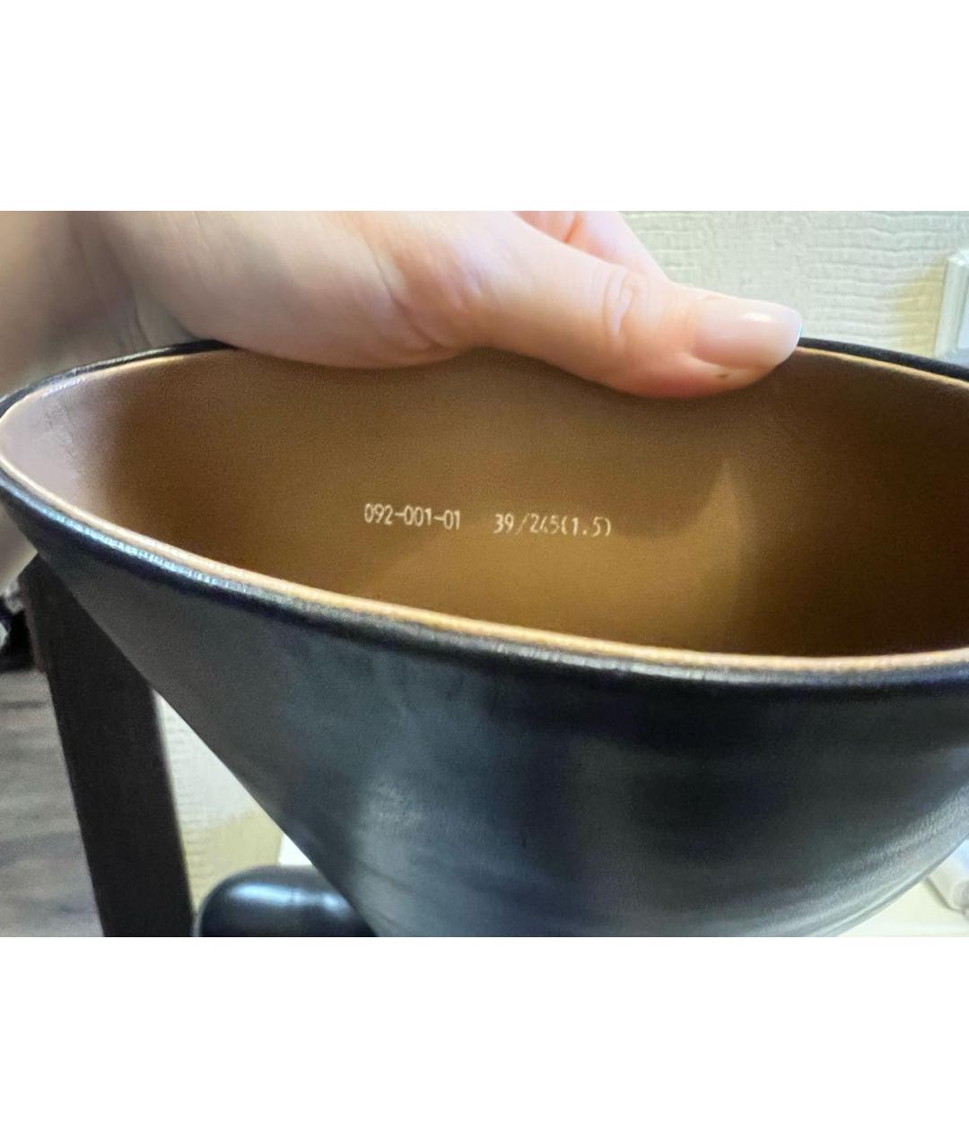 12 STOREEZ Коричневые кожаные ботфорты, фото 7