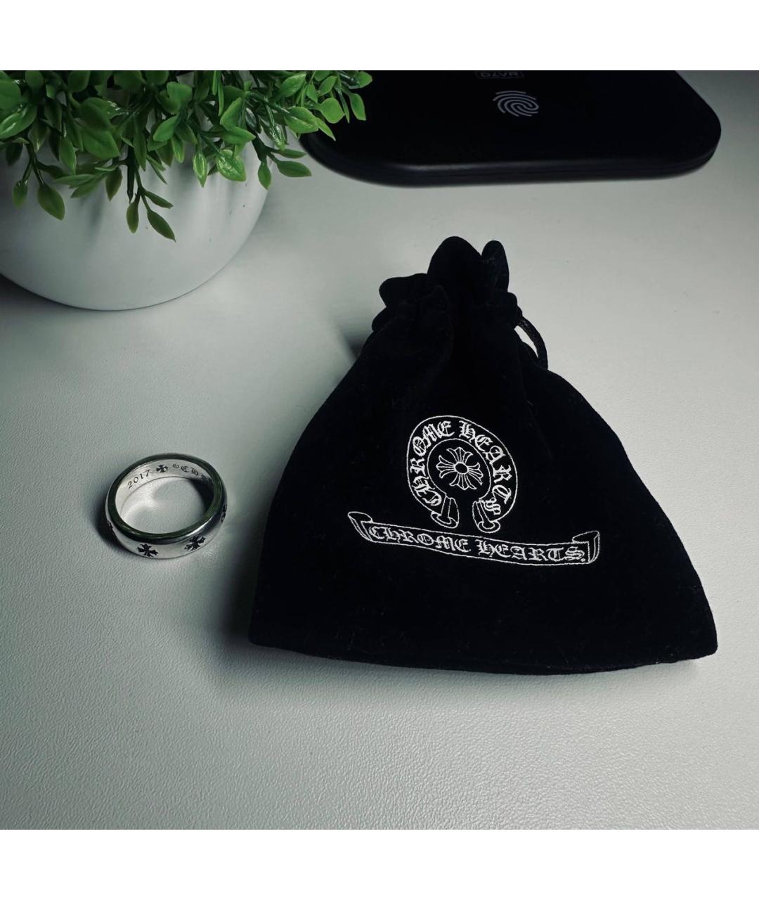 CHROME HEARTS Серебряное серебряное кольцо, фото 3