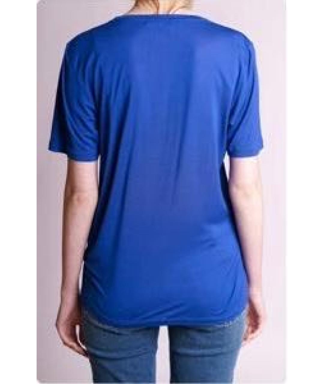 DSQUARED2 Синяя хлопковая футболка, фото 4