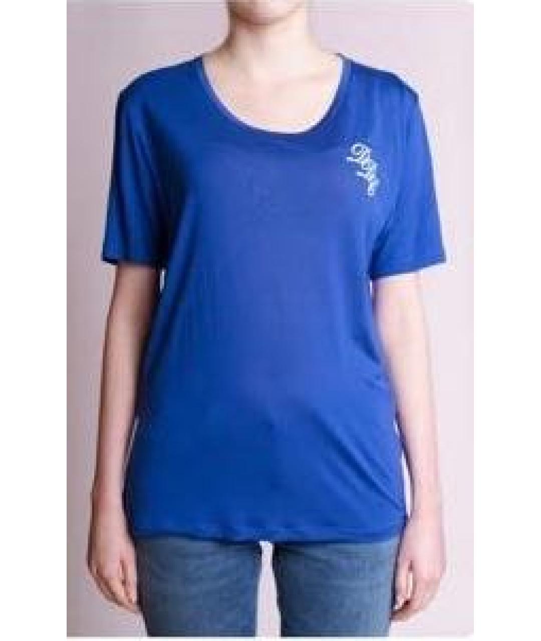 DSQUARED2 Синяя хлопковая футболка, фото 3