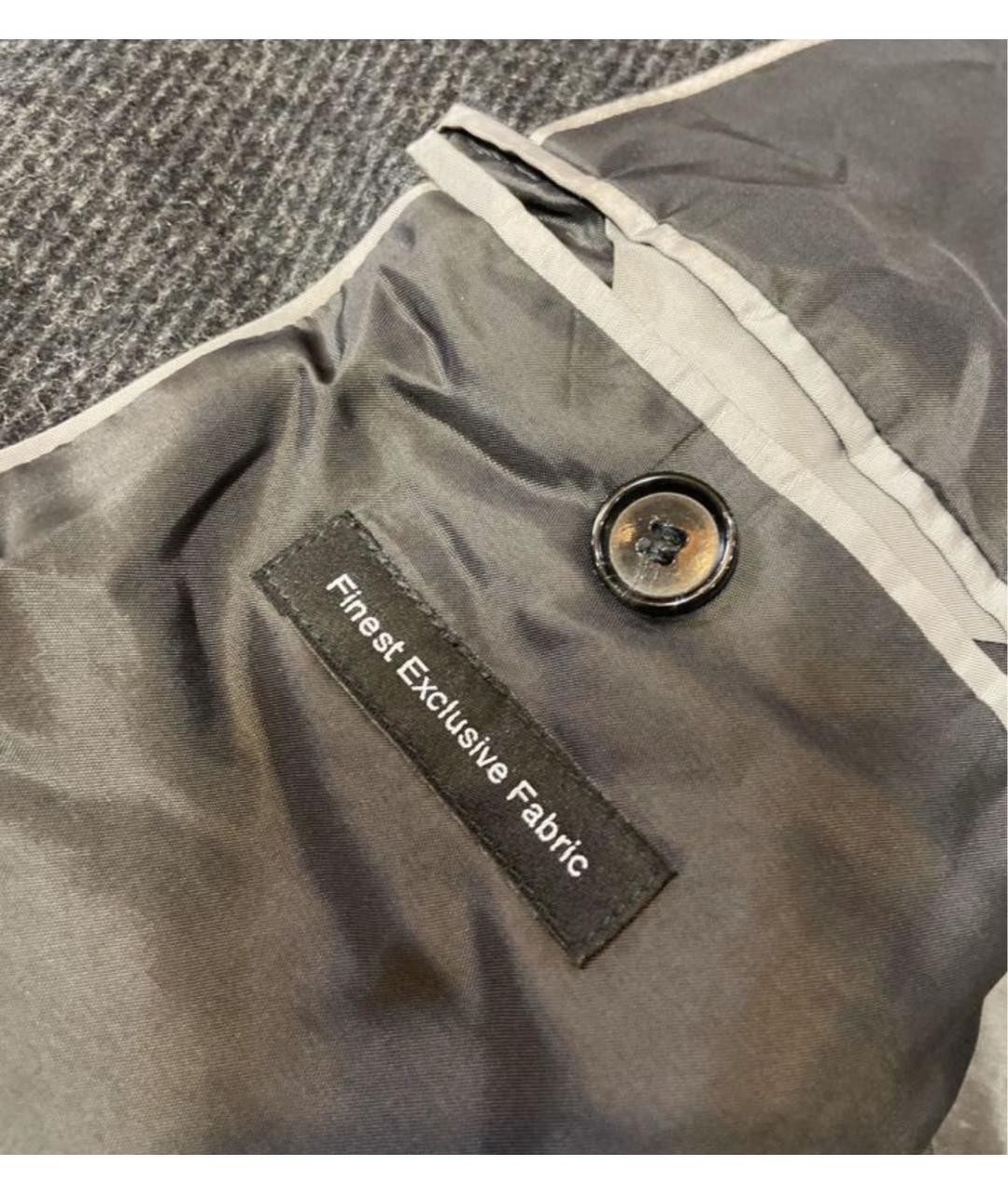 HUGO BOSS Серое шерстяное пальто, фото 6