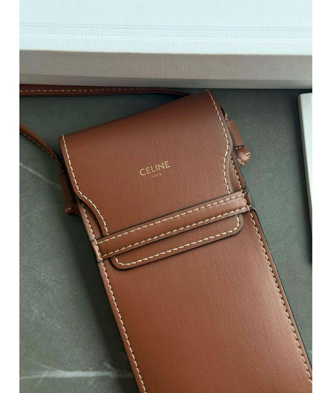 CELINE Золотые металлические солнцезащитные очки, фото 4