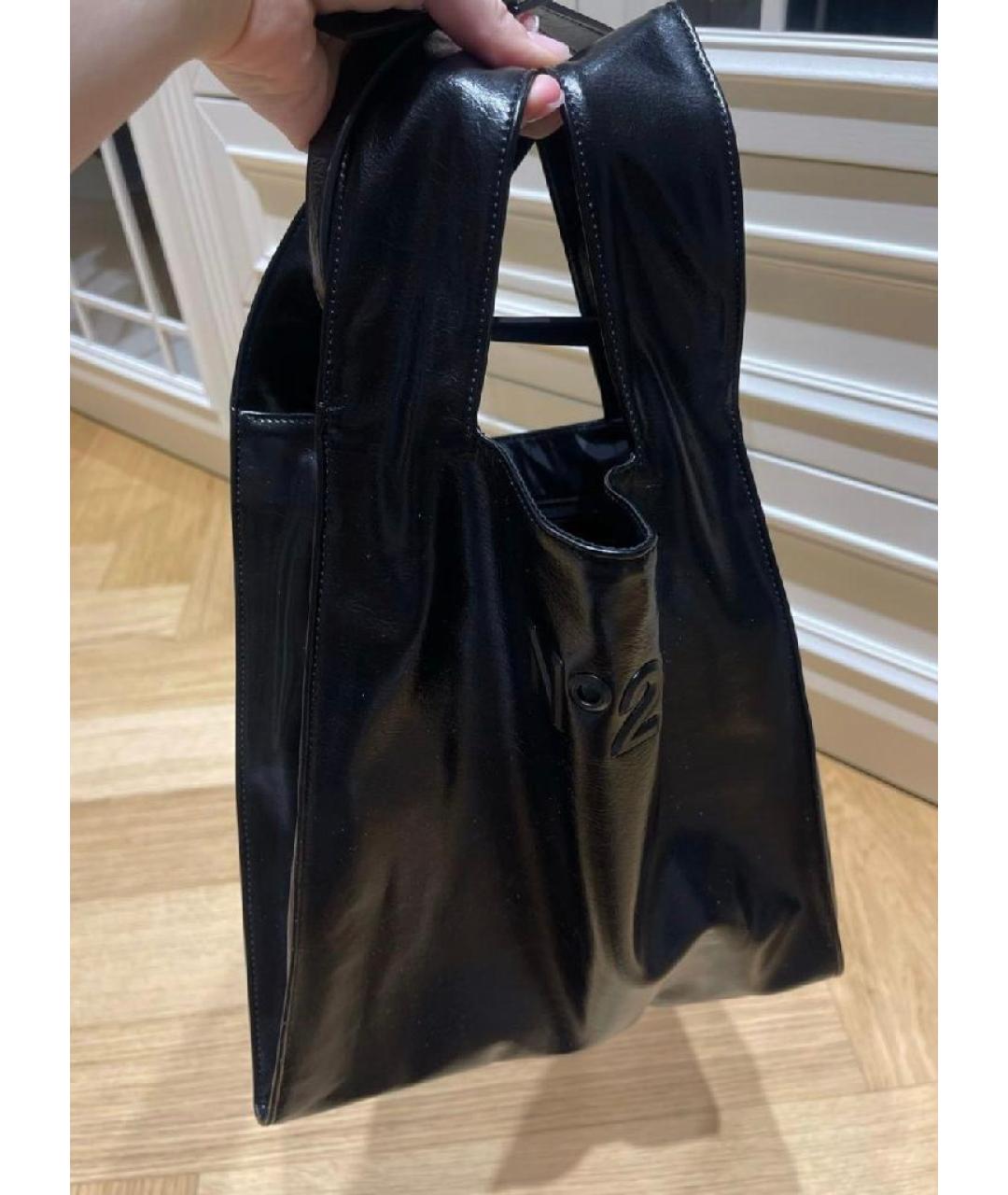 NO. 21 Черная сумка с короткими ручками, фото 2