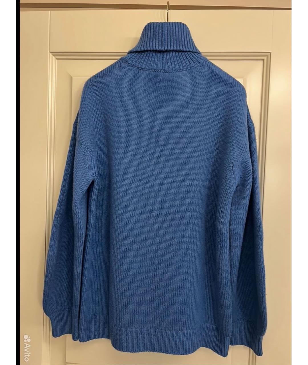 CHANEL Синий кашемировый джемпер / свитер, фото 2