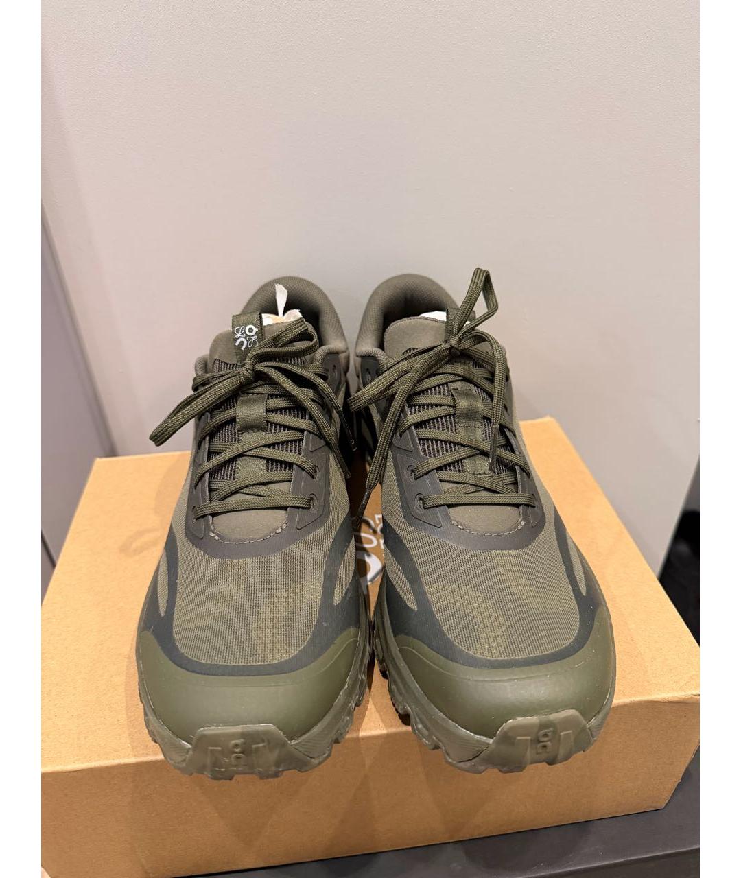 LOEWE Хаки резиновые низкие кроссовки / кеды, фото 3