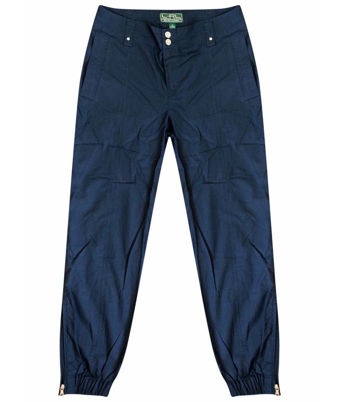 RALPH LAUREN Темно-синие хлопковые бриджи, фото 1