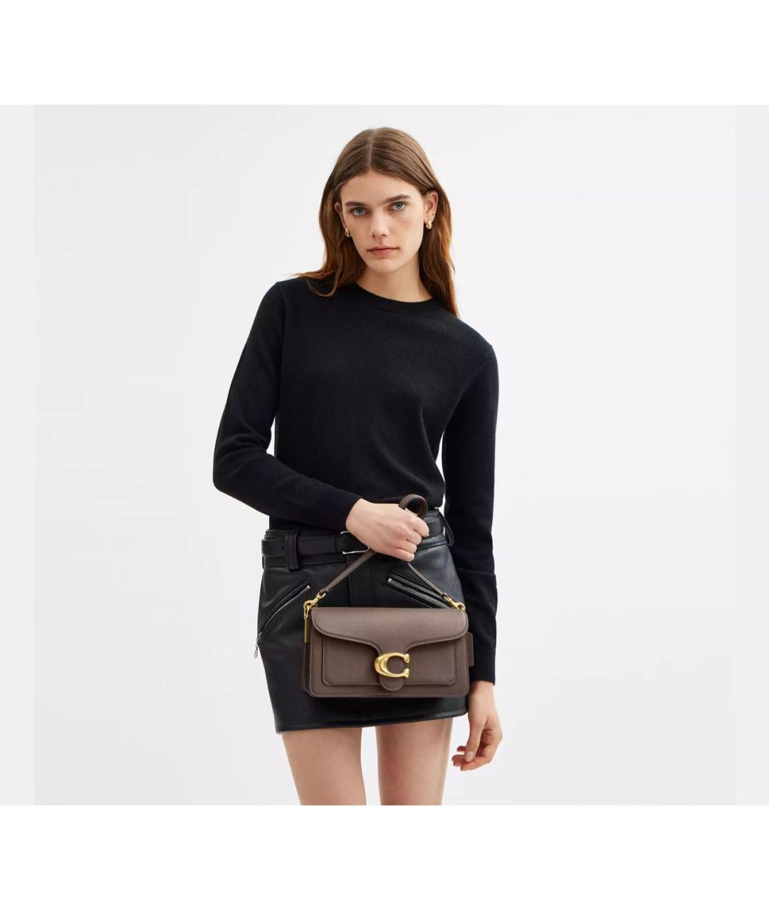 COACH Кожаная сумка через плечо, фото 5